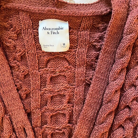 Abercrombie and Fitch Burnt Orange Sweater - Picture 2 of 5
